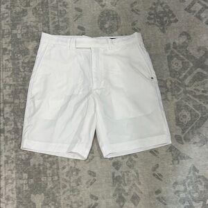 RLX Ralph Lauren Men's White Flat Front Shorts